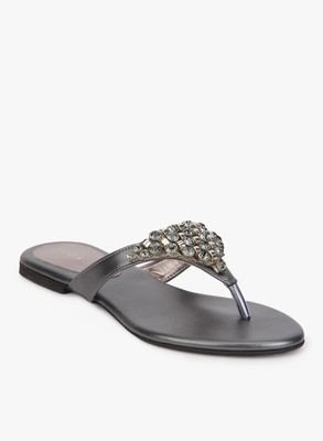 

Addons Women GUNMETAL Flats