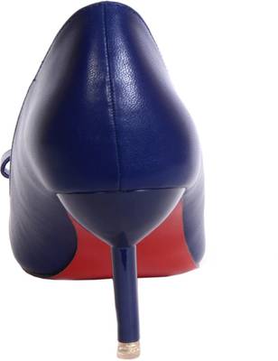 OLMIITE Women Dark Blue Heels