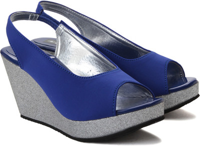 

Nell Women Blue Wedges