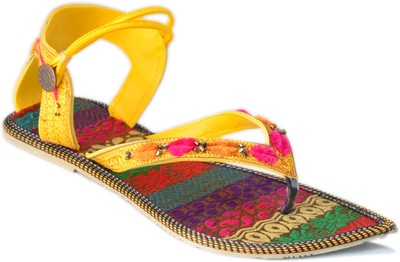 

Myra Women Yellow Flats