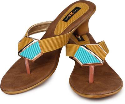 Shezone Women Yellow Heels