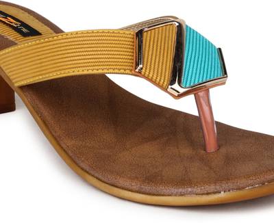 Shezone Women Yellow Heels