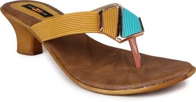 Shezone Women Yellow Heels