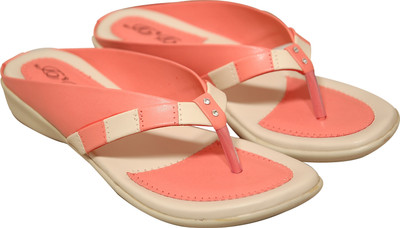 

D&D Women Peach Flats