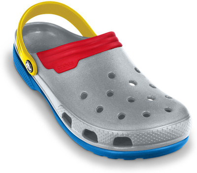 

Crocs Men Silver Clogs