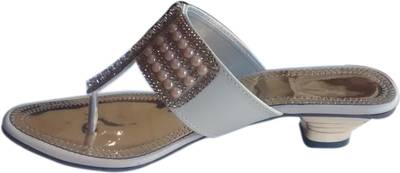 SKOLL Women Cream Heels