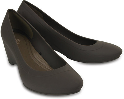 

Crocs Women Brown Wedges