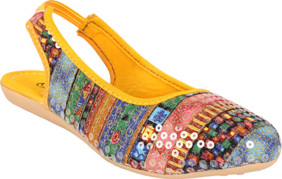 

Jade Women Yellow Flats