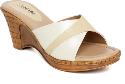 

Vendoz Women Cream Wedges