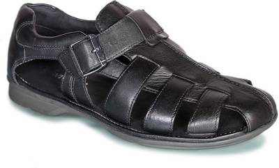 Venturini Men Black Sandals