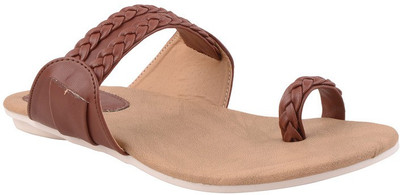 

Adorn Girls Flats(Brown