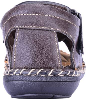 Khadim's Men Black Sandals