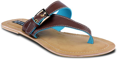 

TEN Women Brown Flats