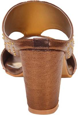 Indulgence Women Antiquegold Heels
