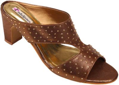 Indulgence Women Antiquegold Heels