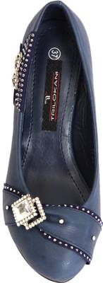 Trilokani Women Blue Heels