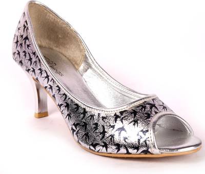 V4Styles Women SILVER Heels