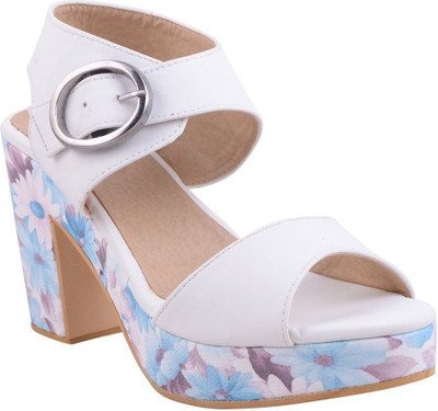

Adorn Women White Heels