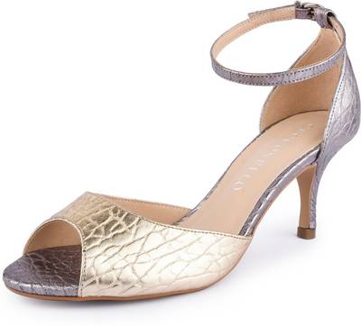 Cecconello Women Gold/Pewter Heels
