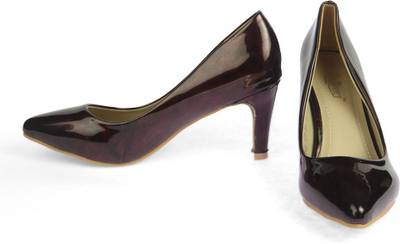 Lotusfeet Women Maroon Heels