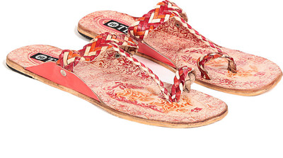 

TEN Women Orange Flats