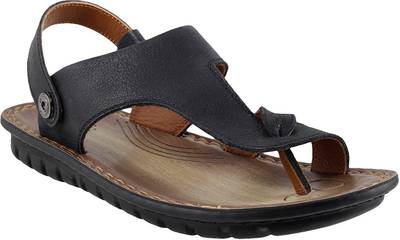 Davinchi Men 11,Black Sandals