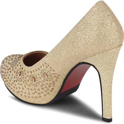 Kielz Women Gold Heels