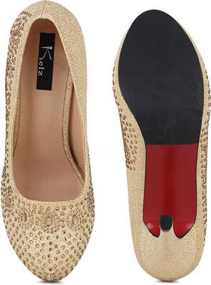 Kielz Women Gold Heels