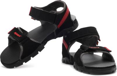 Sparx Men Black Red Sports Sandals