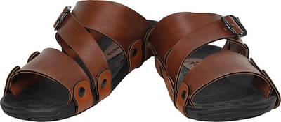 Kraasa Men Tan Sandals