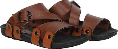 Kraasa Men Tan Sandals