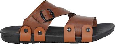 Kraasa Men Tan Sandals