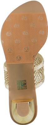 Mochi Women 15,Gold Heels
