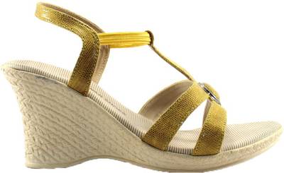 Pawar Women YELLOW Heels
