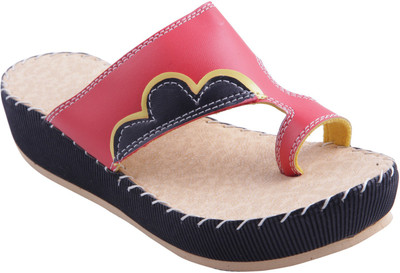

Adorn Women Red Wedges