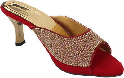 

Bare Soles Women Red Heels