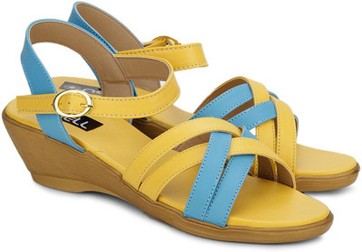 

Nell Women Yellow Wedges