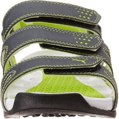 

Puma Men dark shadow-lime punch-black Sports Sandals