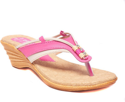 

Dolphin Miles Women Pink Wedges