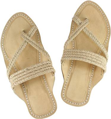 eKolhapuri Men Yellow Sandals
