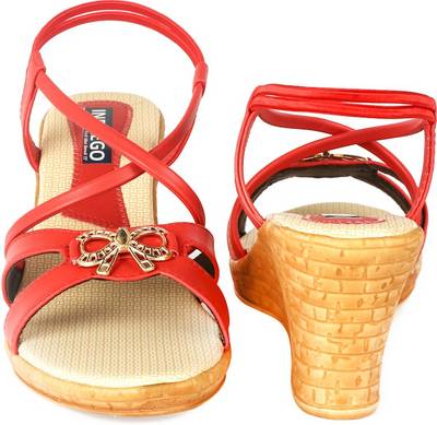 Indilego Women RED Heels