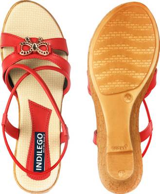 Indilego Women RED Heels