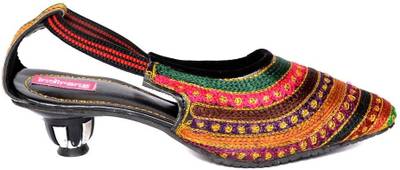 Indirang Women Multicolor Heels