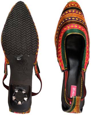 Indirang Women Multicolor Heels