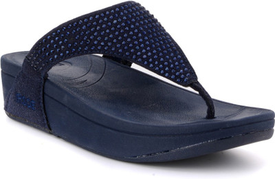 

Bruno Manetti Women Navy Flats