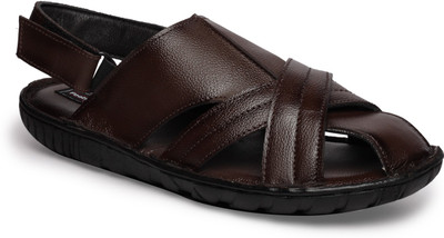 

Feather Leather Men Brown Casual