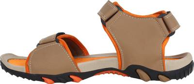 Aero Men BLK::ORG::TAN Sandals