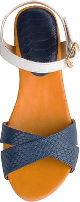 Hidesign Women Blue::Yellow Heels