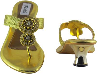 Faith Women Gold Heels