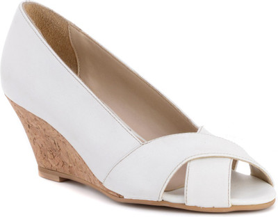 

Bruno Manetti Women White Wedges